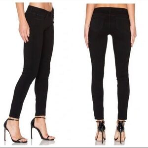 L’AGENCE 26 Chantal Skinny Low Rise Black Fog Jeans.